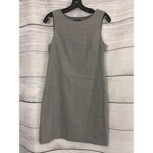 Theory Gray Sleeveless Shift Dress Size 6